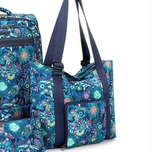 SAKROOTS TOTE On The Go 21" Spinner Luggage Royal Blue Seascape (Tote Only)